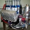 (ascs 360 sprint engine) 360 c.i. ascs sprint car engine. steel block, brodix ascs heads, engler 2-1/2 injection.