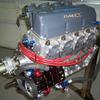 (ford 4 cylinder midget) 166 c.i. national midget engine. ford fontana block, robert yates racing SC3 cylinder head,  kinsler 2-5/8 injection